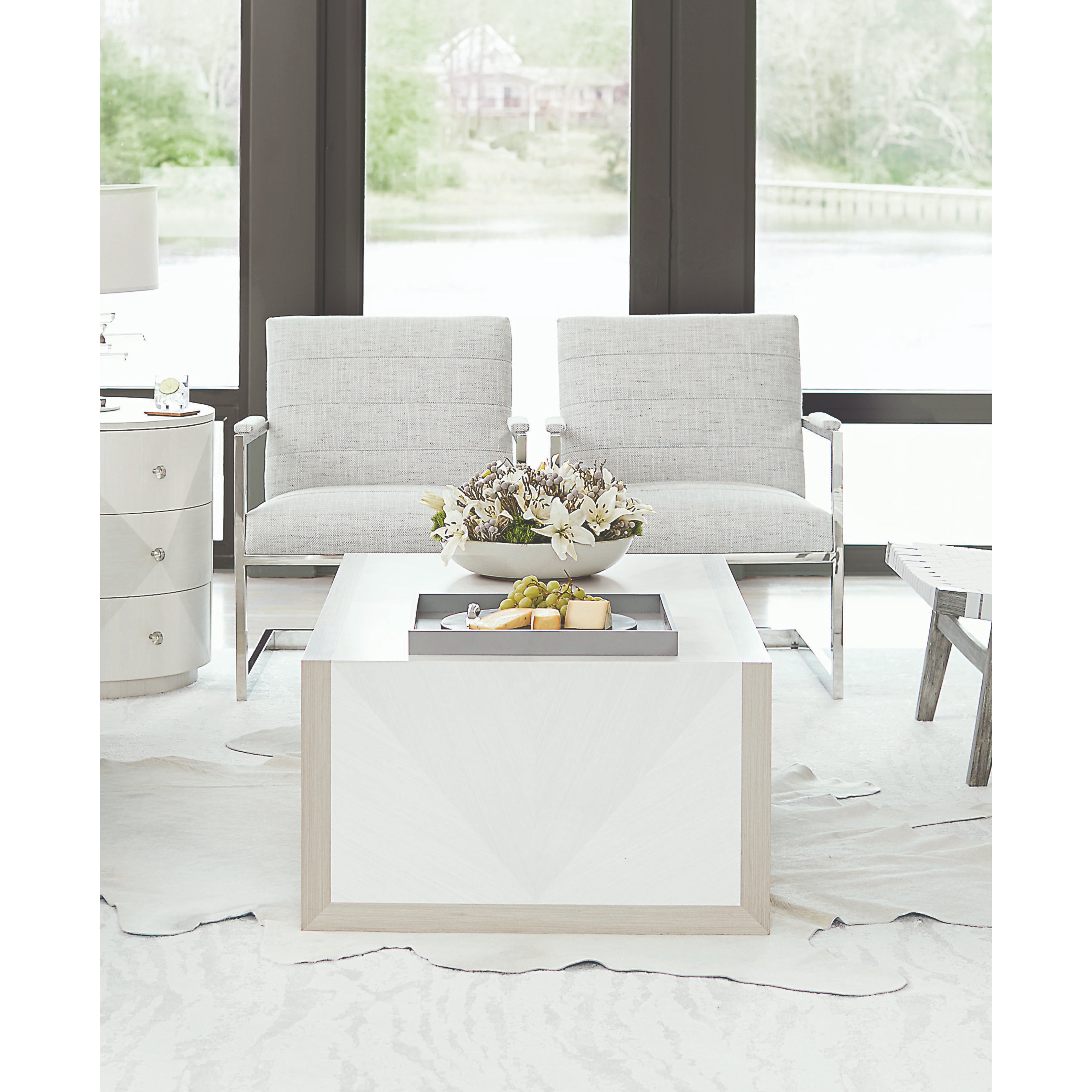 Axiom Cocktail Table by Bernhardt