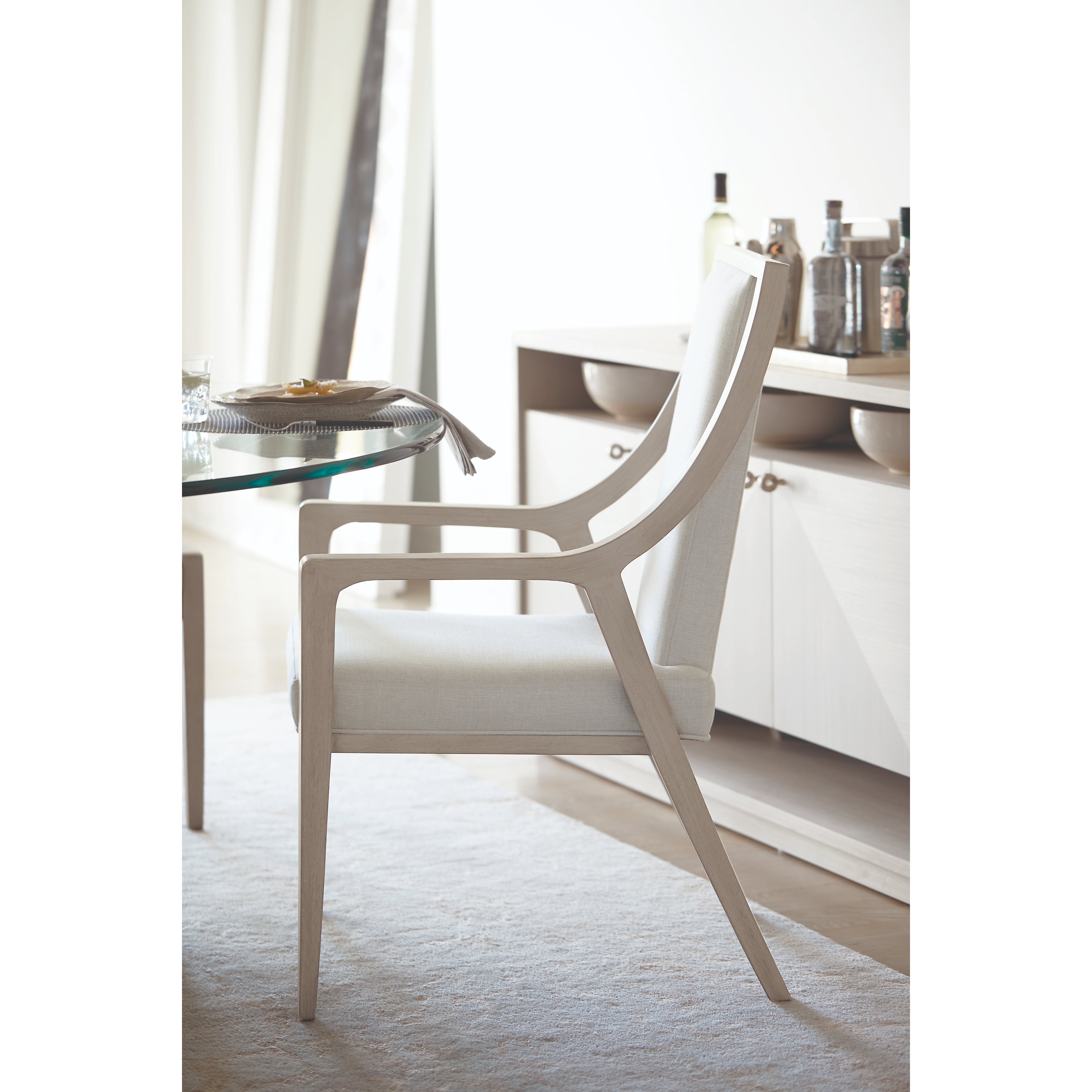 Axiom Curved Arm Chair by Bernhardt