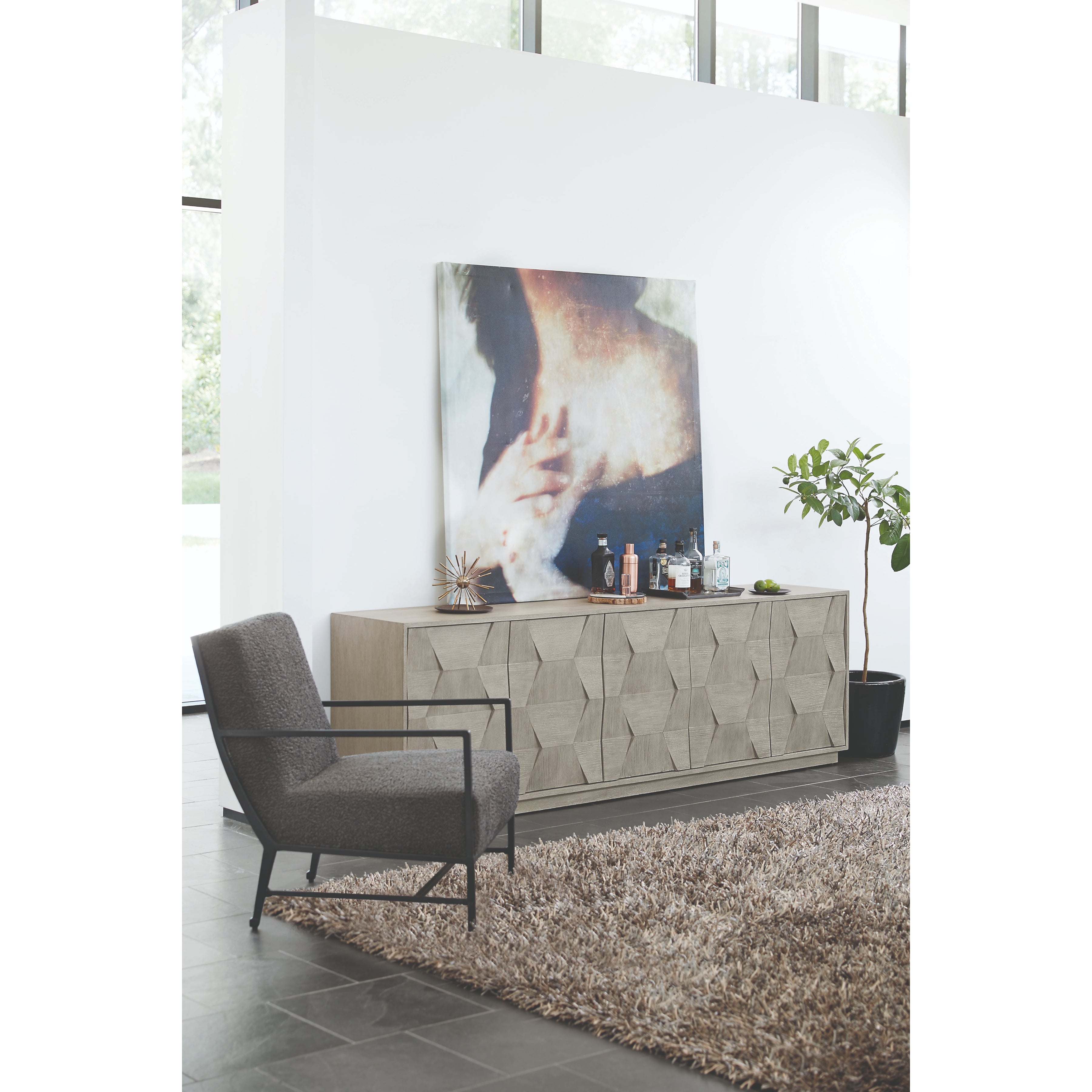 Linea Entertainment Console by Bernhardt