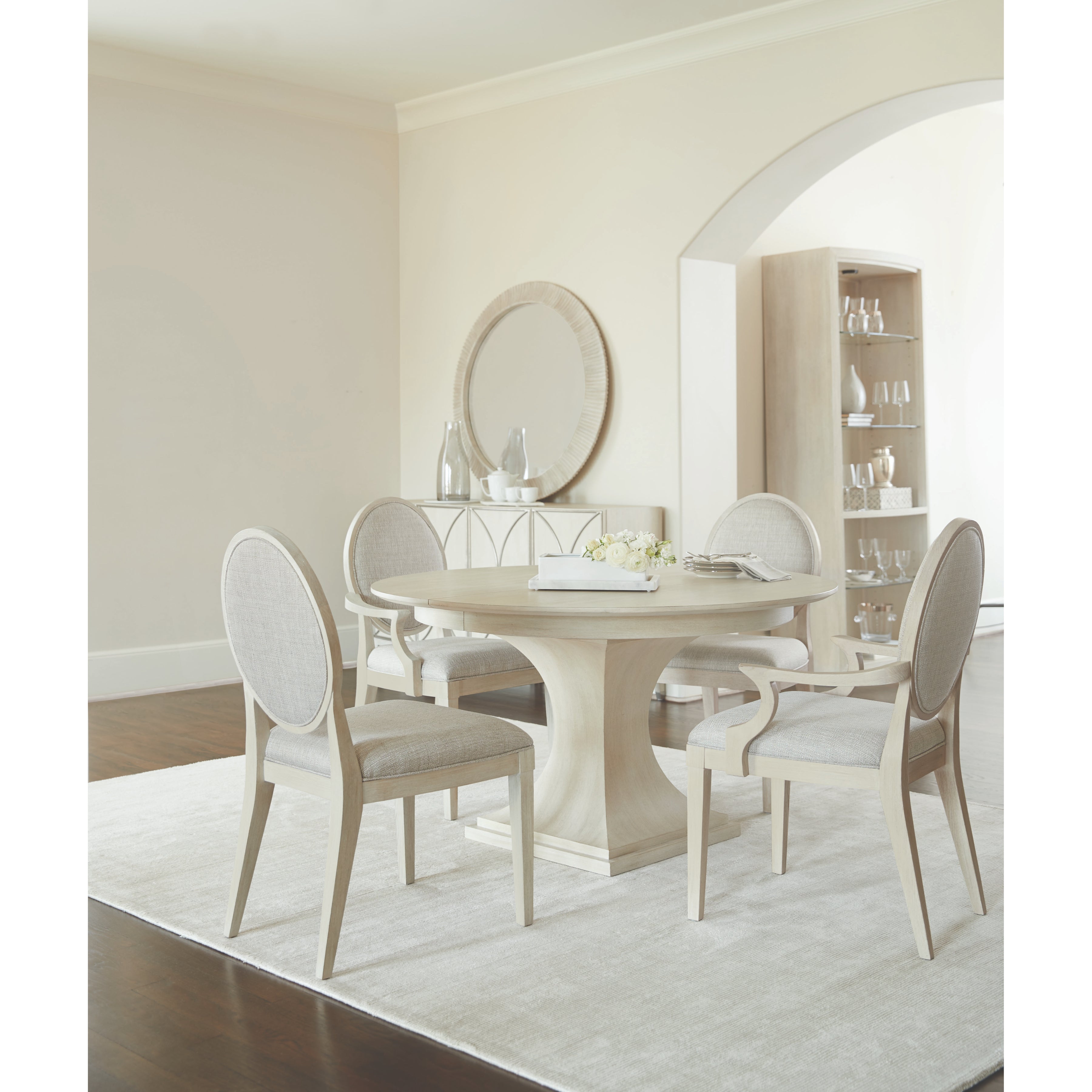East Hampton Oval Back Side Chair by Bernhardt