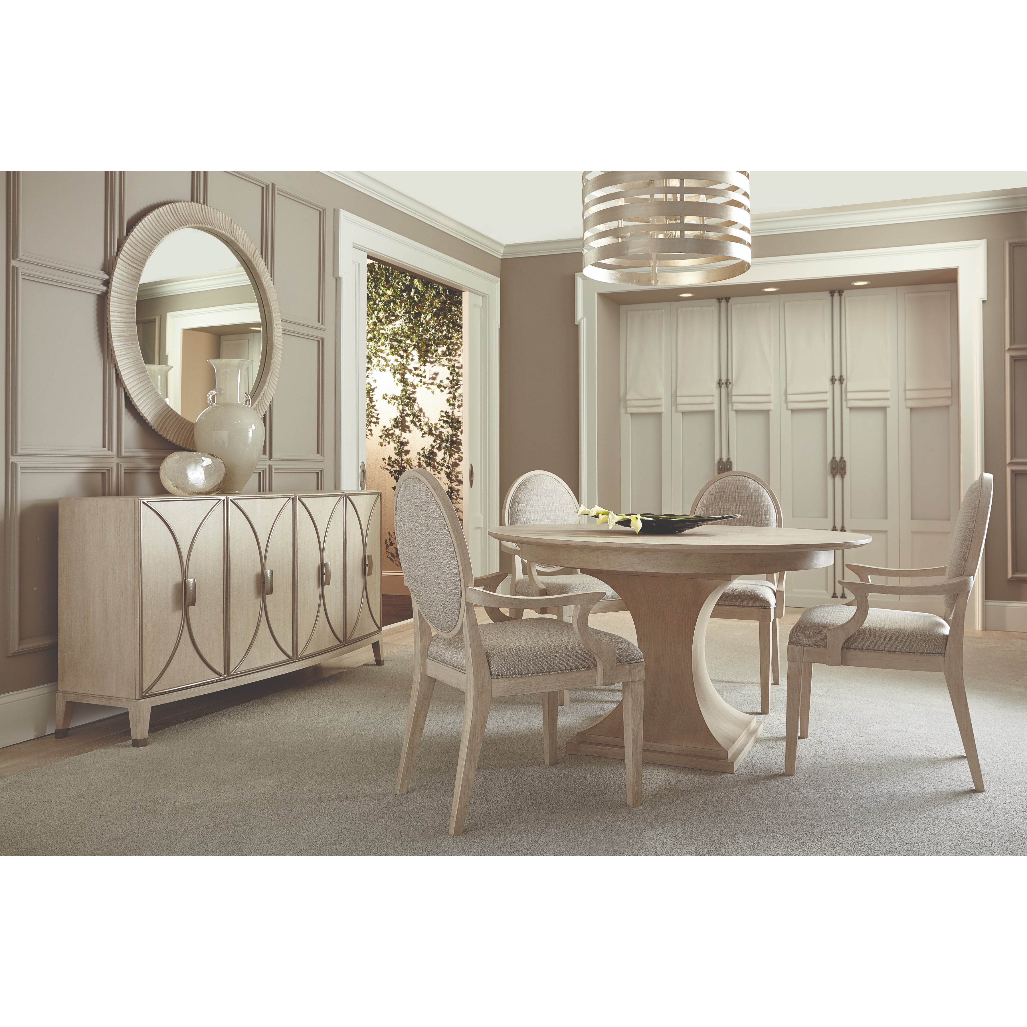 East Hampton Oval Back Arm Chair by Bernhardt
