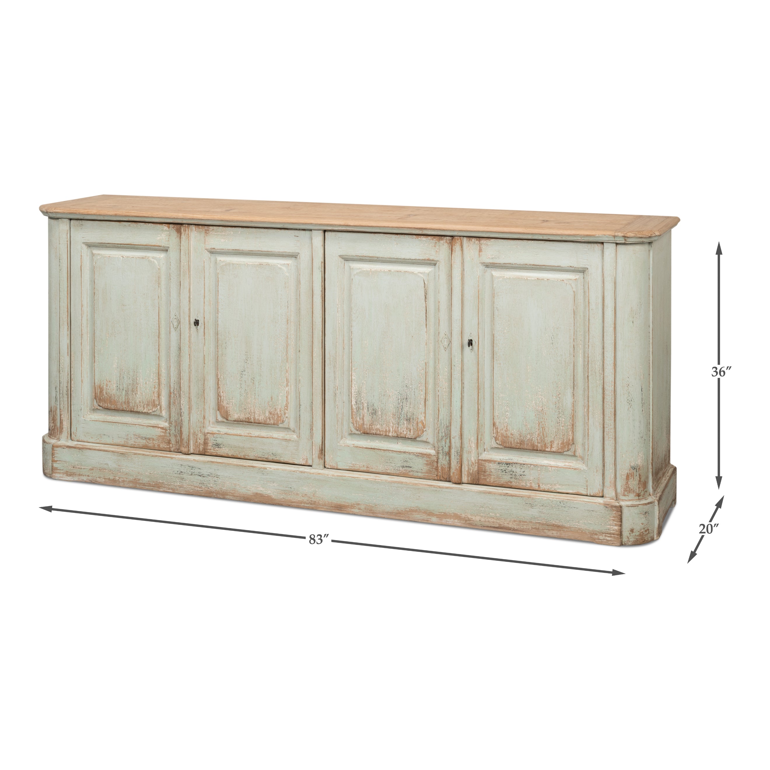 4 Door Sideboard - Sage