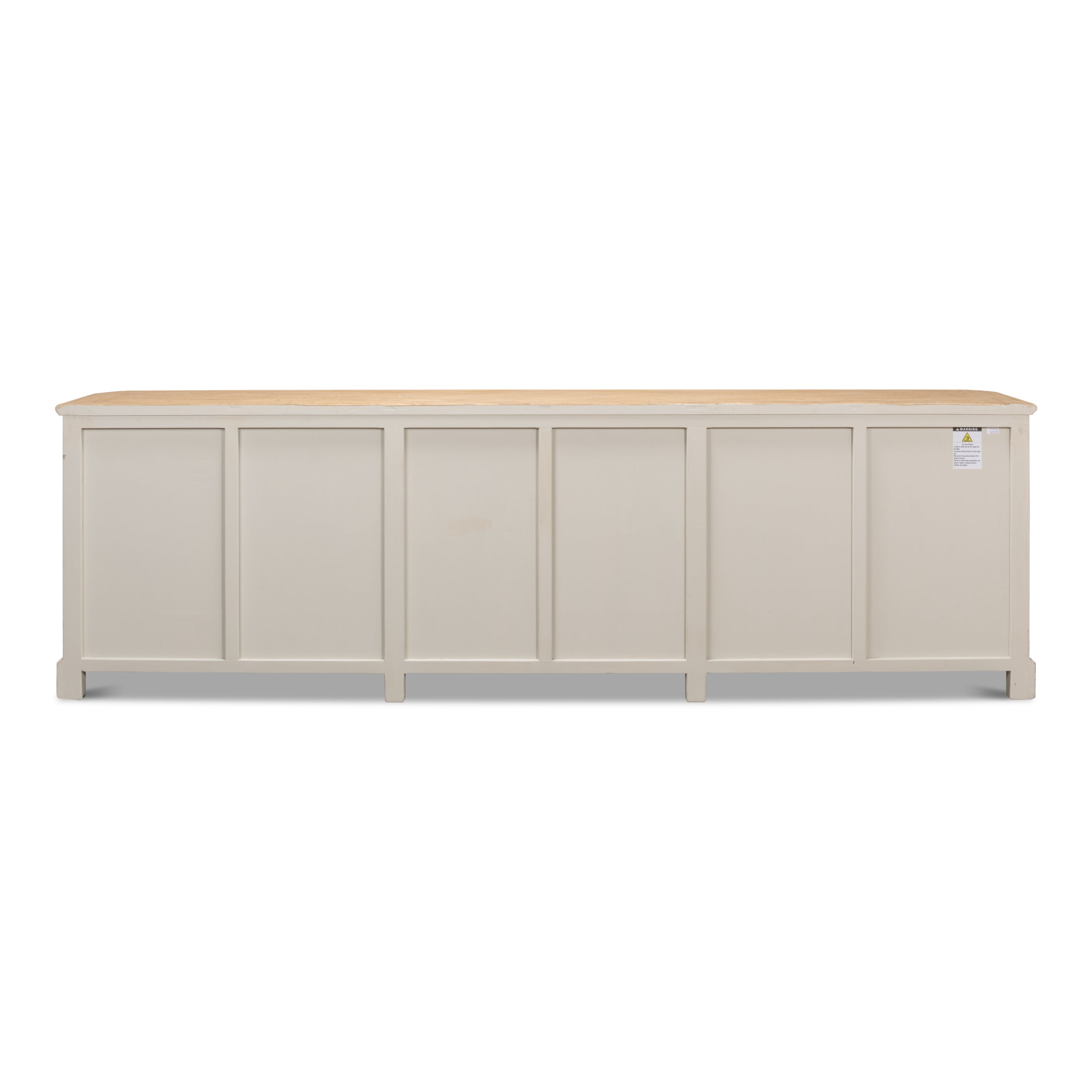 6 Door Sideboard Antique Whitewash