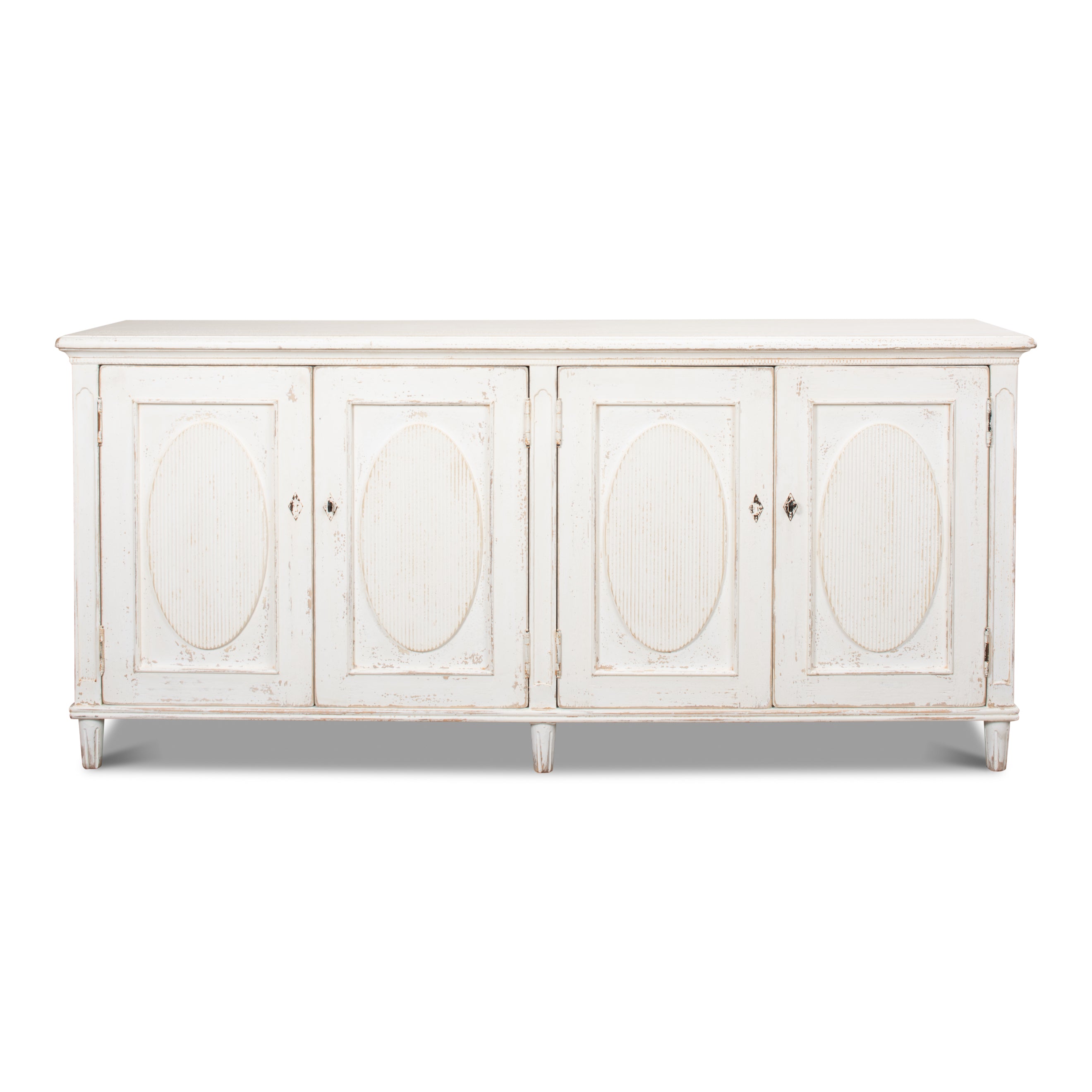 Whitewash Ribbon Sideboard