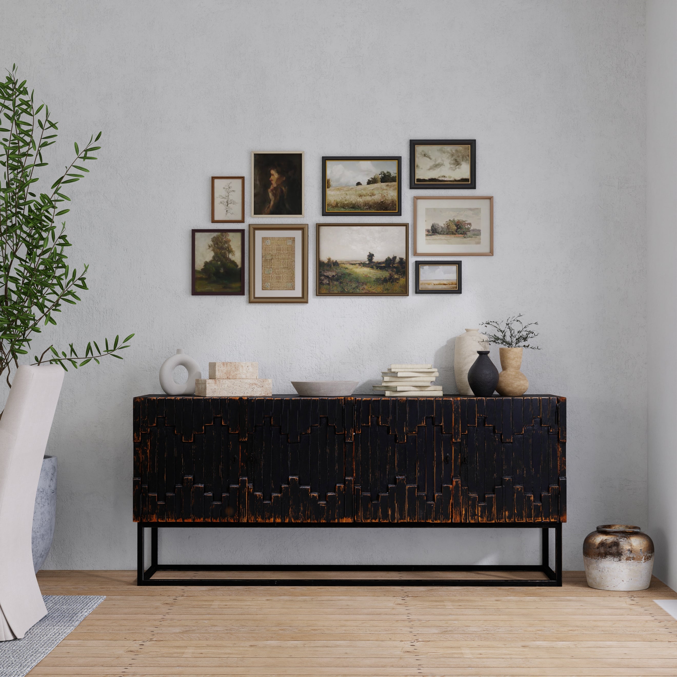 Aztec Sideboard - Black