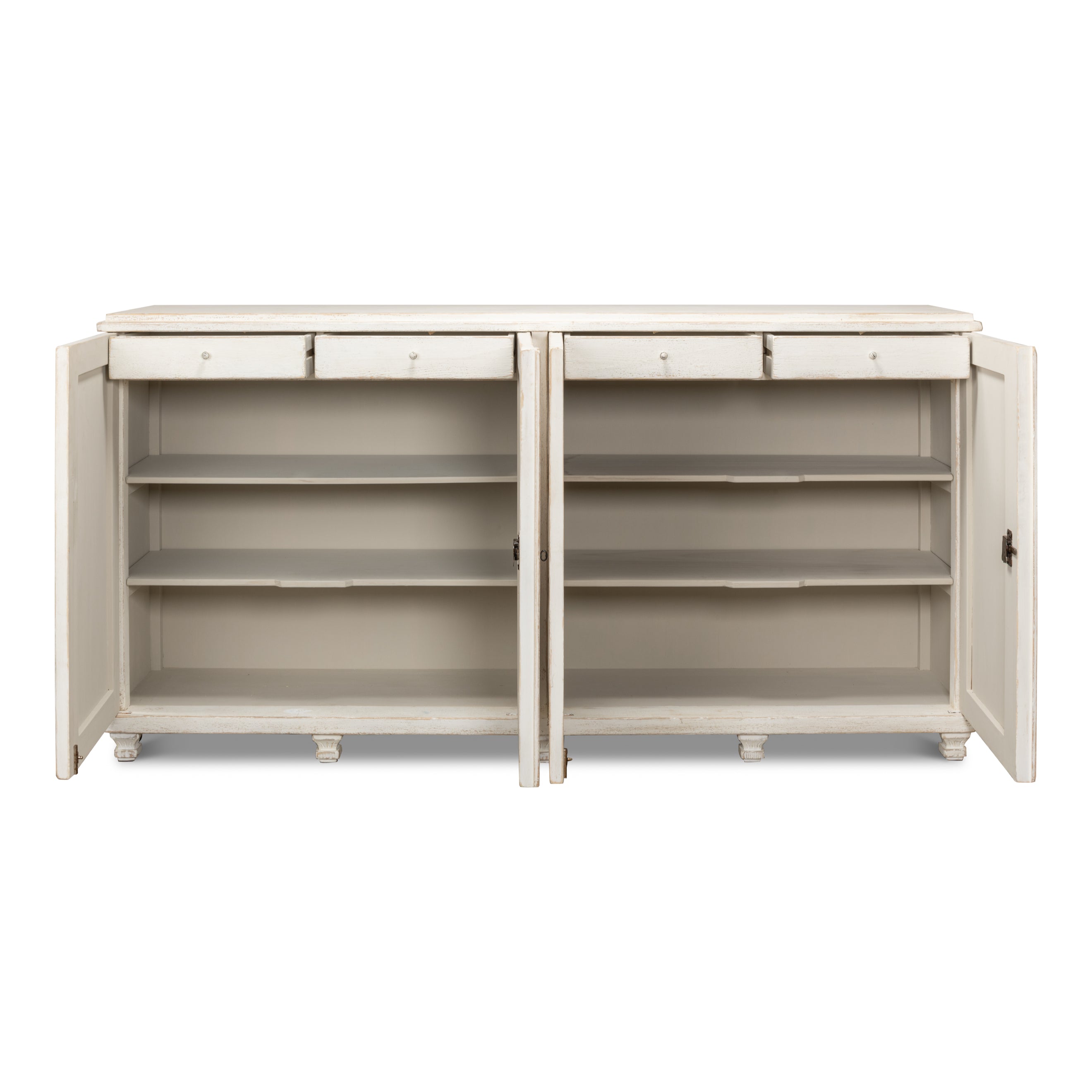 Beecher 4-Door Sideboard - Whitewash