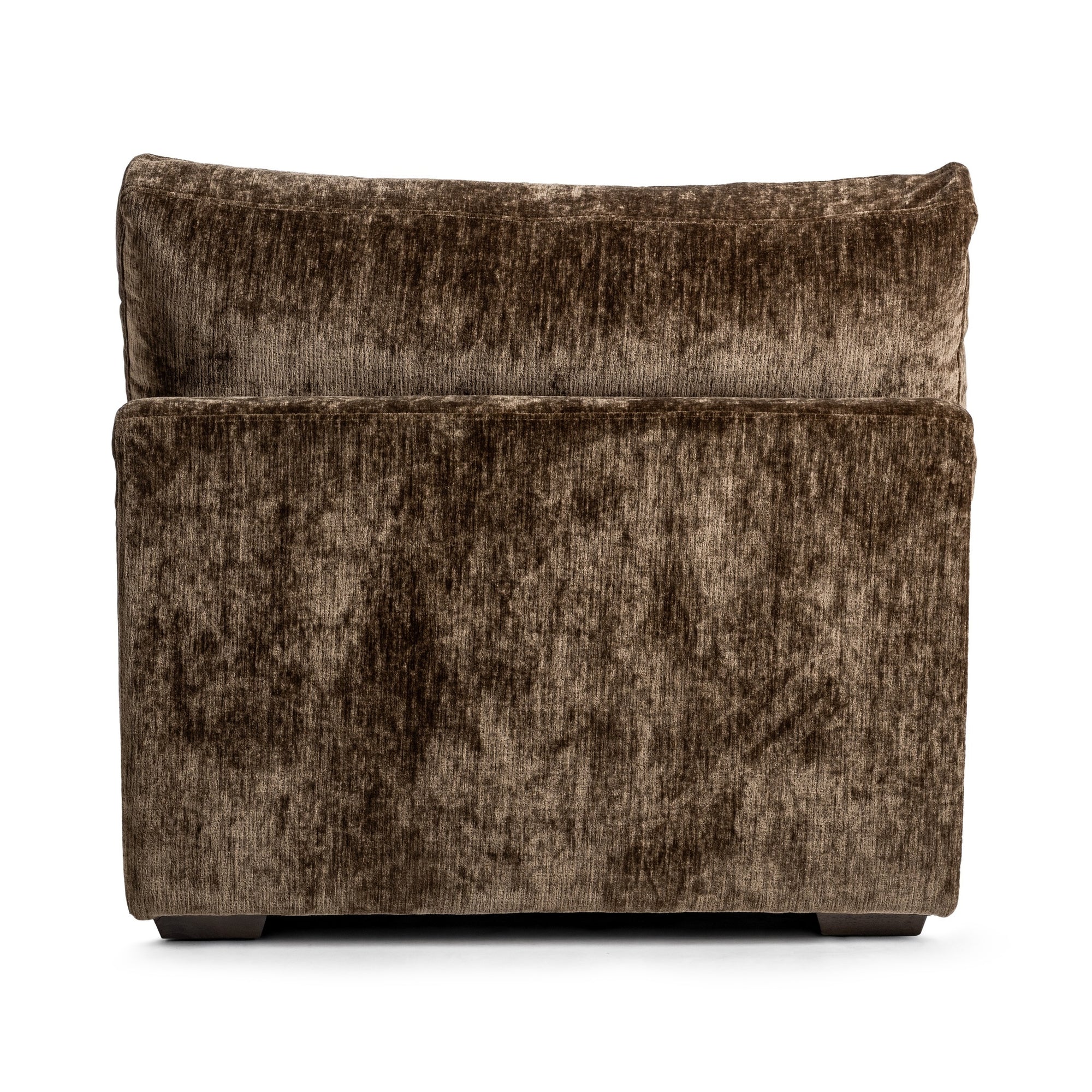 Ludwig Armless Chair - Mossed Brown