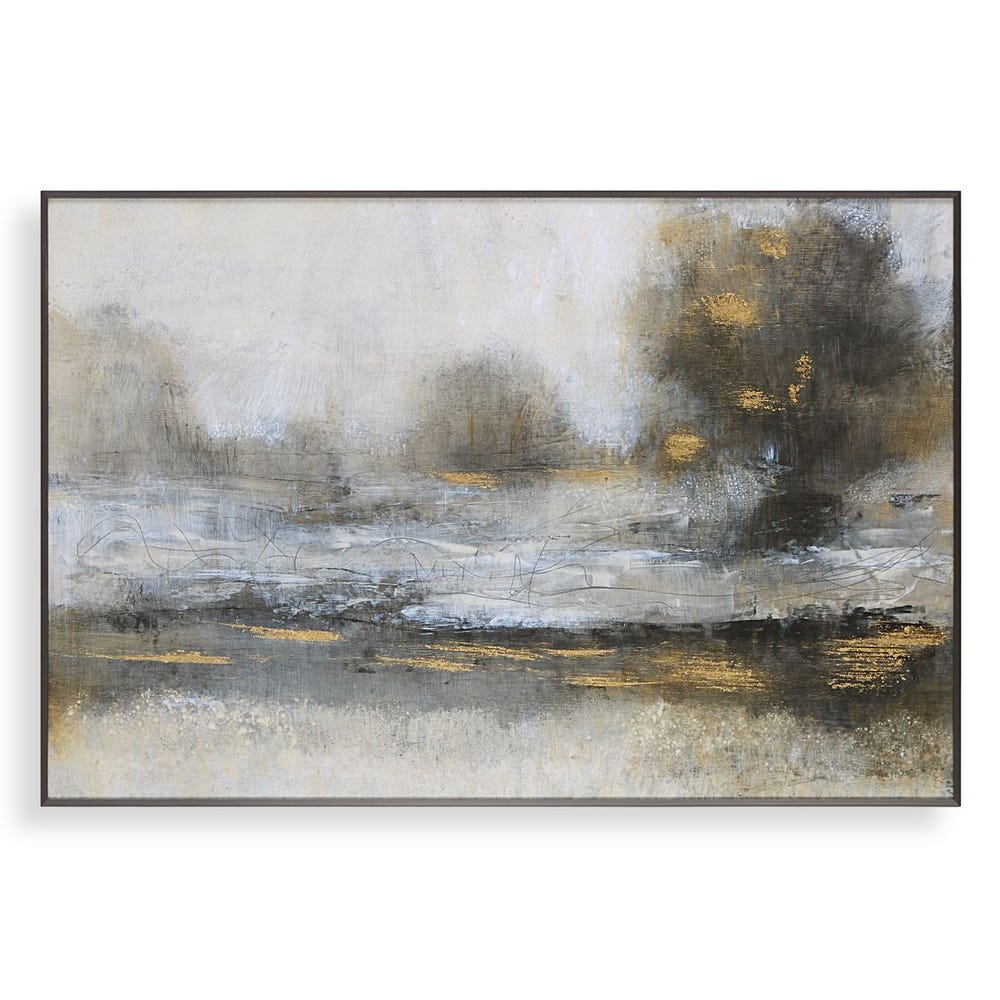 Uttermost Gilt Misty Landscape Framed Print