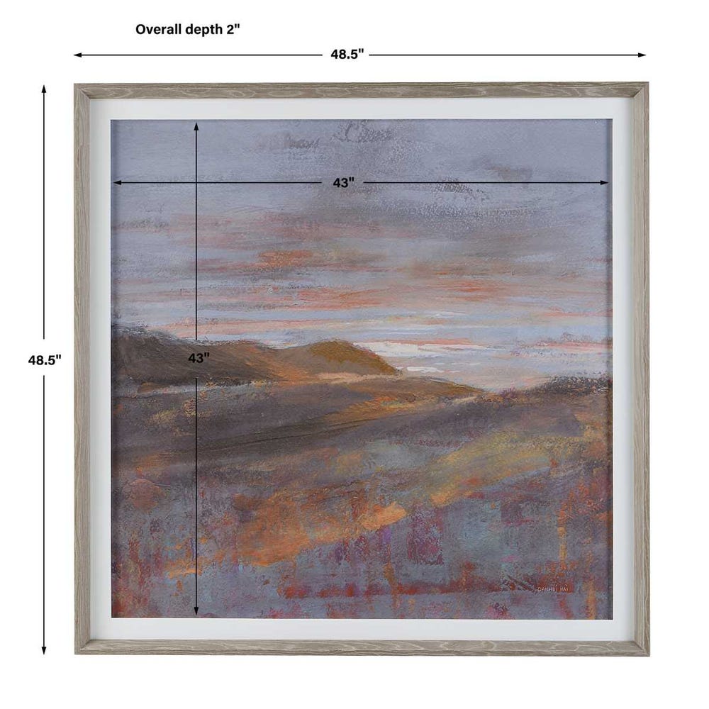 Uttermost Dawn On The Hills Framed Print
