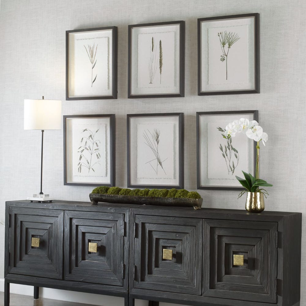 Uttermost Forest Finds Framed Prints - Set of 6