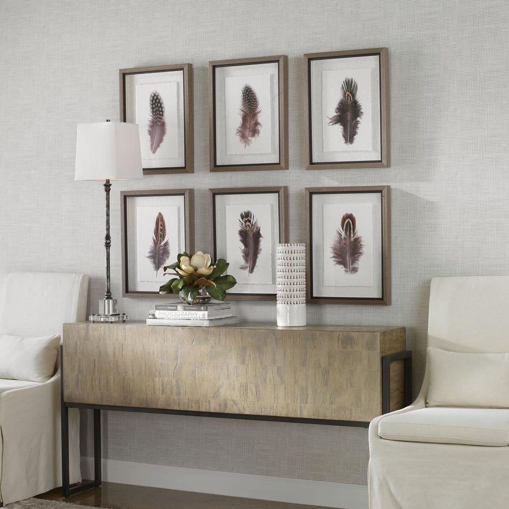 Uttermost Birds Of A Feather Framed Prints - Set of 6
