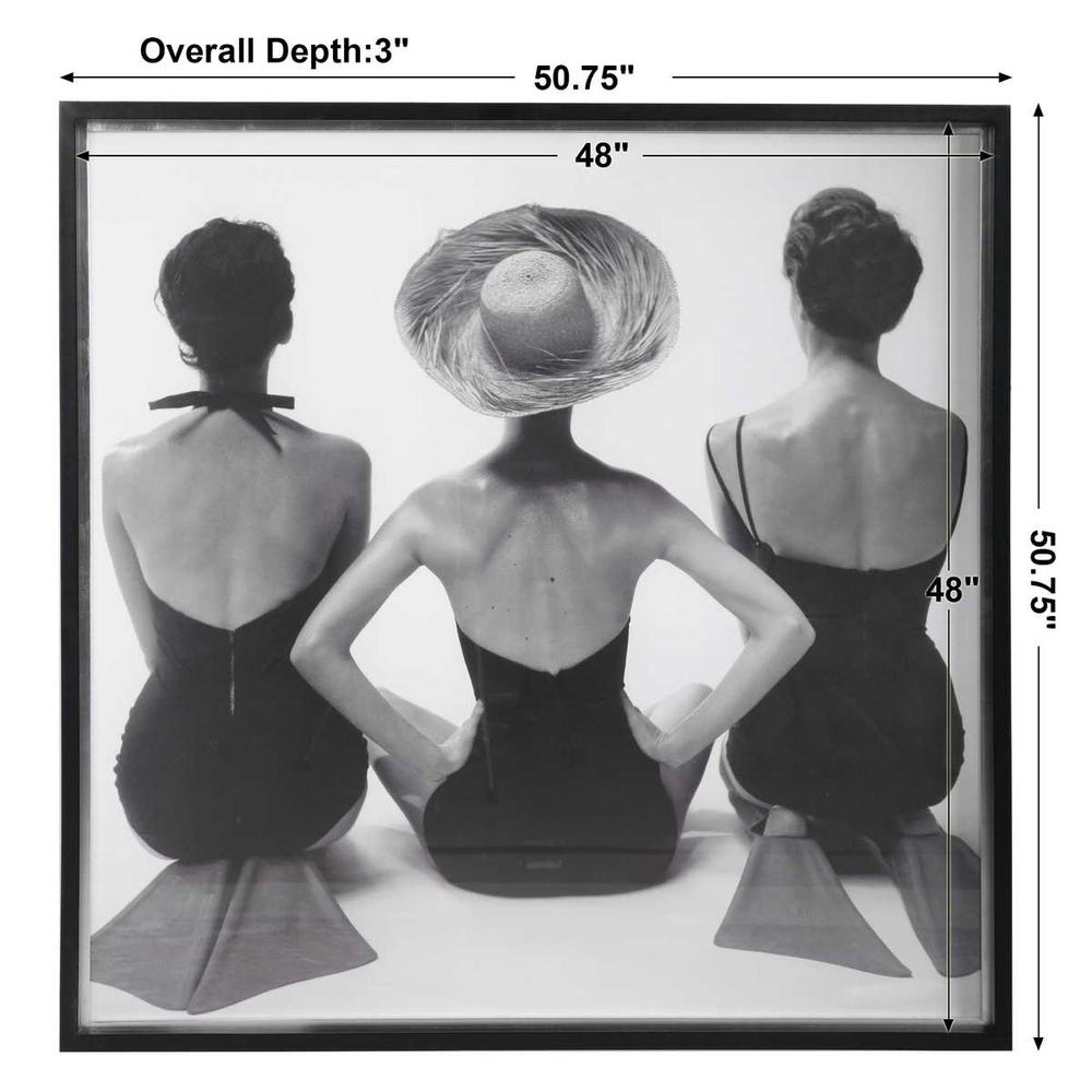 Uttermost Ladies' Swimwear 1959 Fashion Print