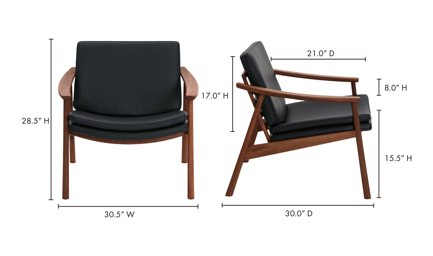 Harlowe Lounge Chair Accent Chair Moe's     Four Hands, Mid Century Modern Furniture, Old Bones Furniture Company, Old Bones Co, Modern Mid Century, Designer Furniture, https://www.oldbonesco.com/
