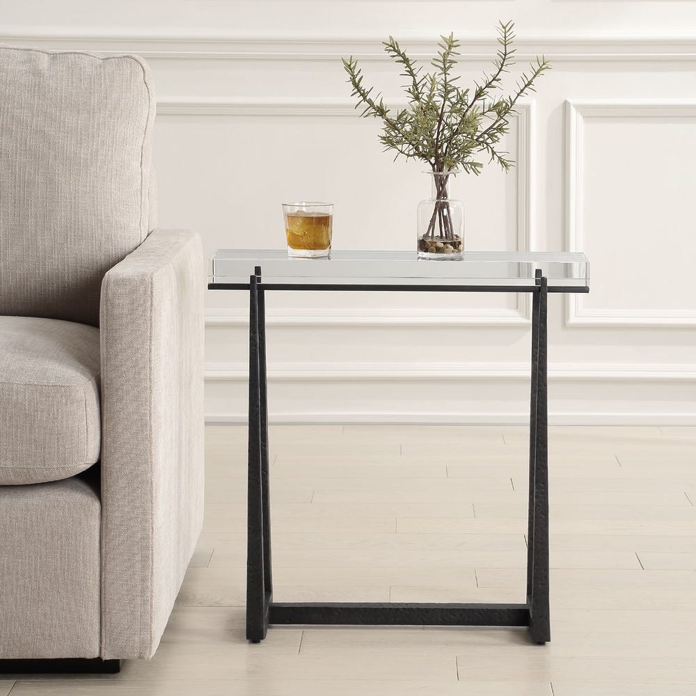 Uttermost Midas Bronze Accent Table