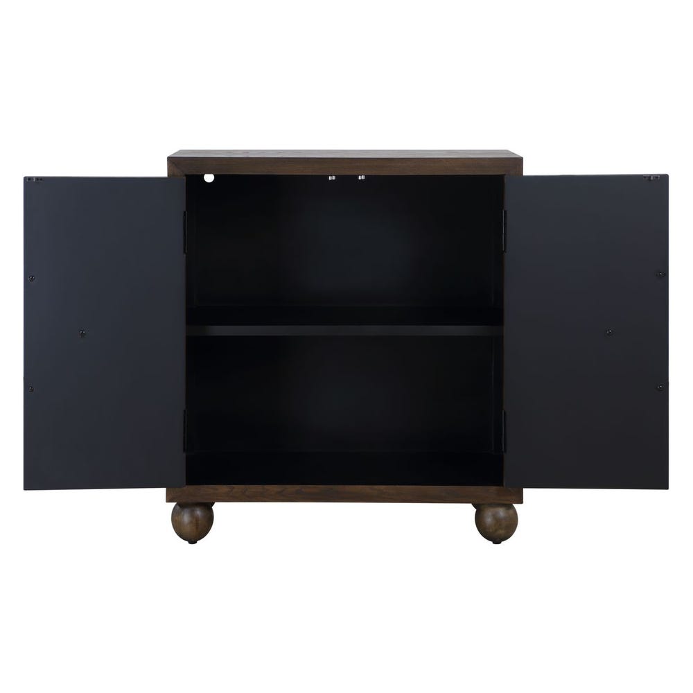 Uttermost Mayenne 2 Door Oak Wood Cabinet