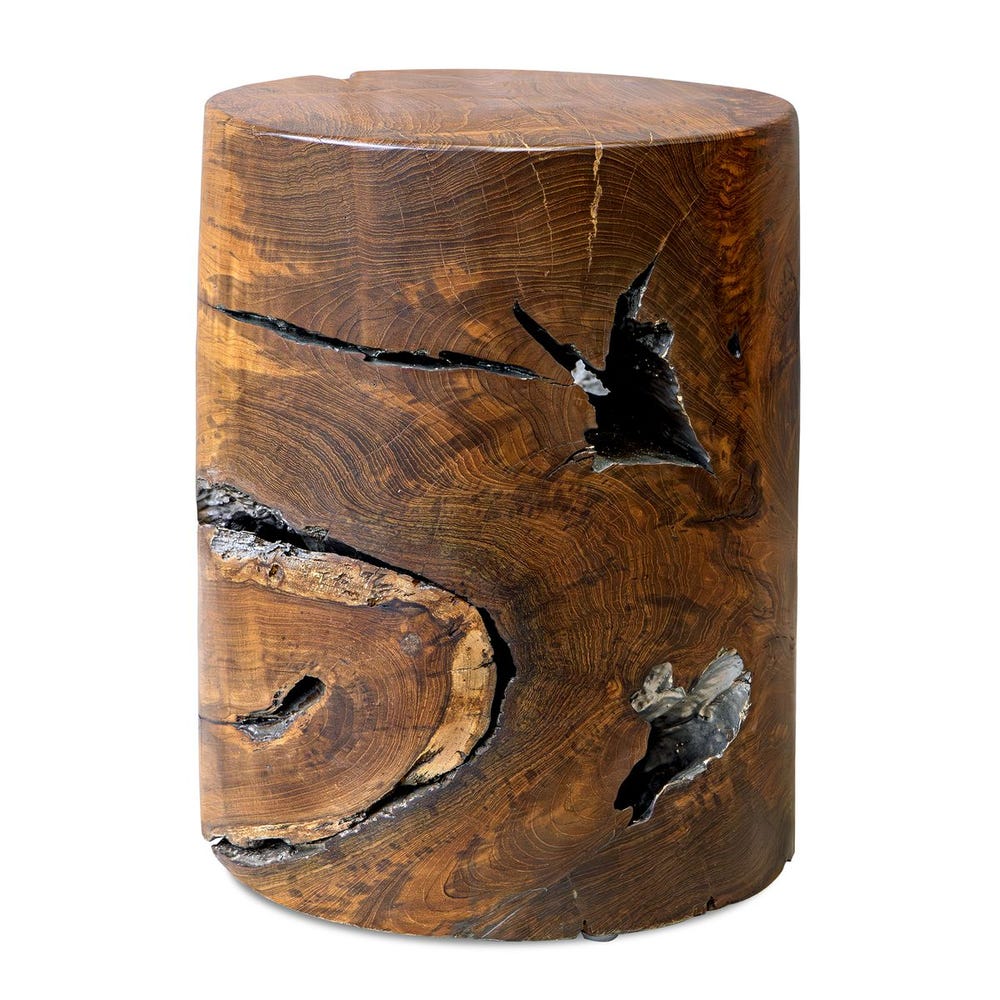 Uttermost Rafe Wooden Accent Stool
