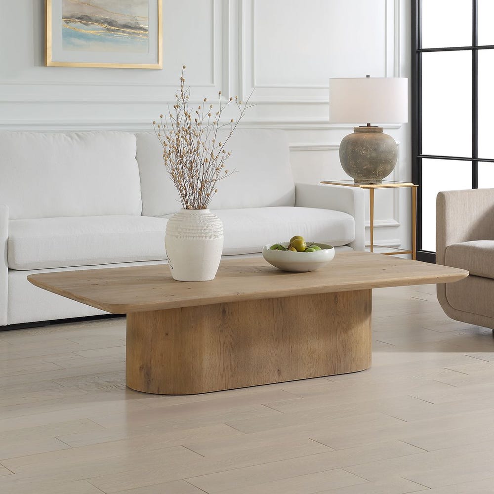 Uttermost Camerlin Oak Coffee Table