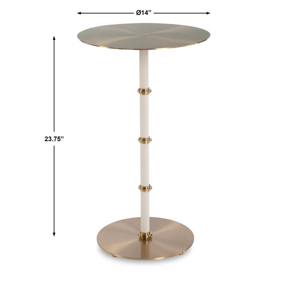Uttermost Cyprus Brass Accent Table