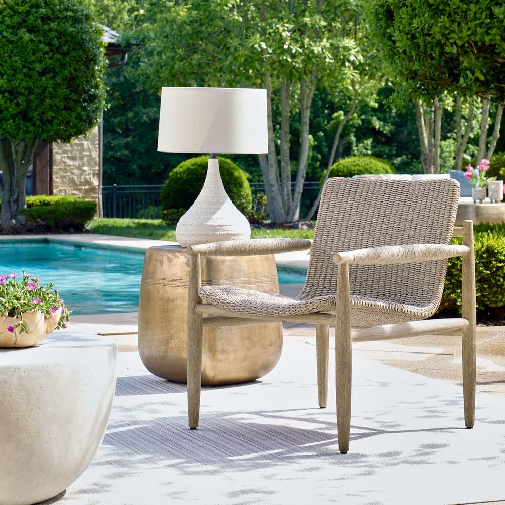 Uttermost Sumba Wicker Outdoor Lounge Chair