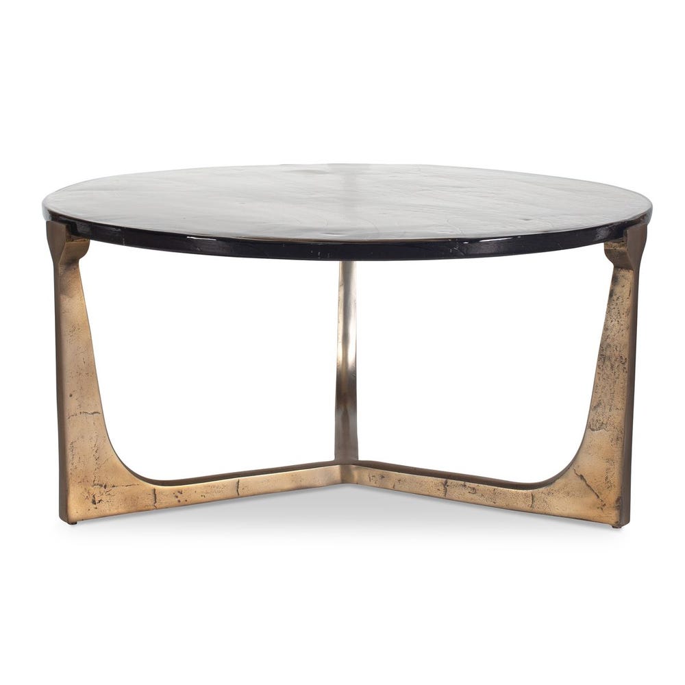 Uttermost Bohdi Outdoor Brass Coffee Table
