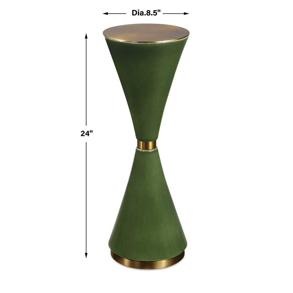 Uttermost Ronde Jade Green Drink Table
