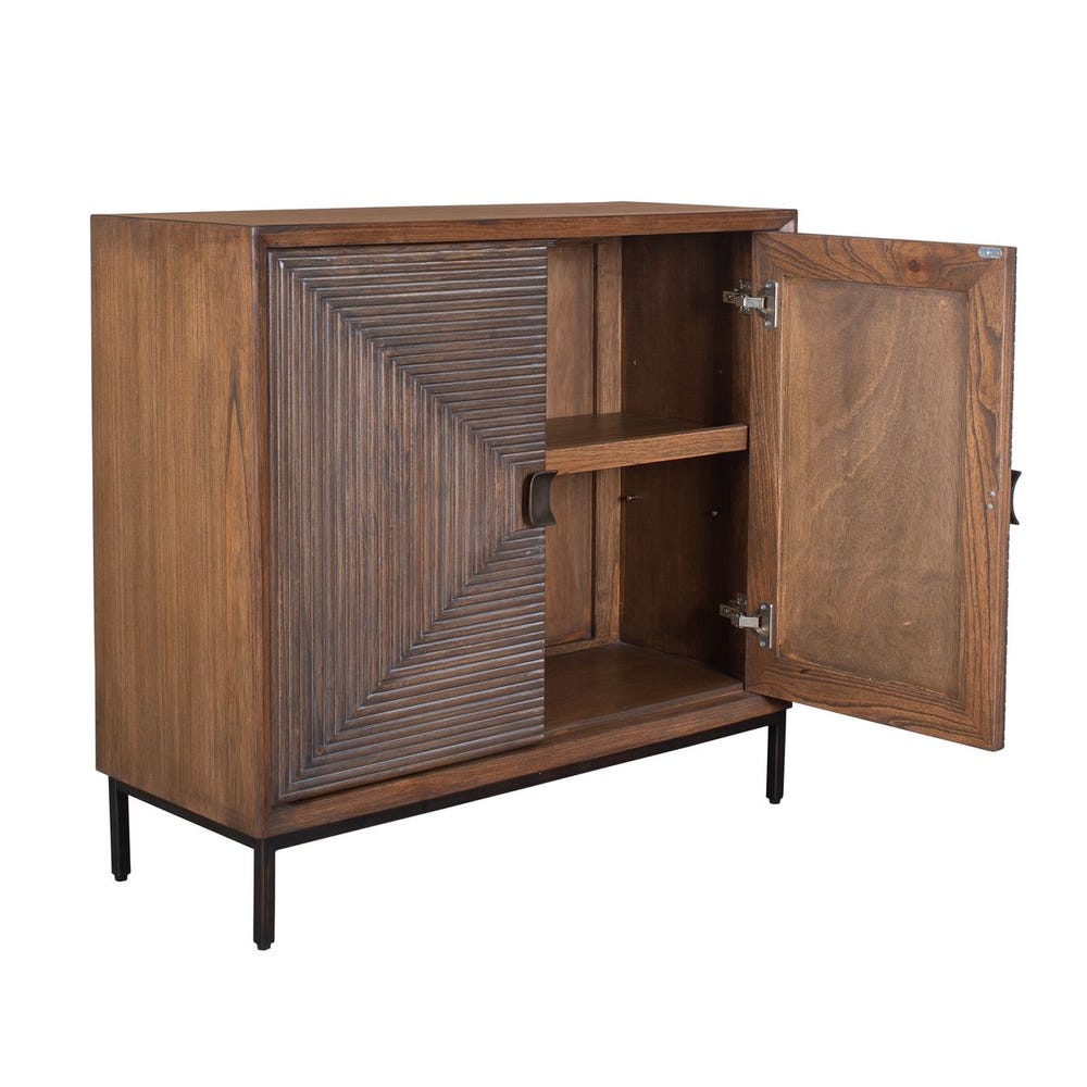 Uttermost Bottom Line 2 Door Wood Cabinet