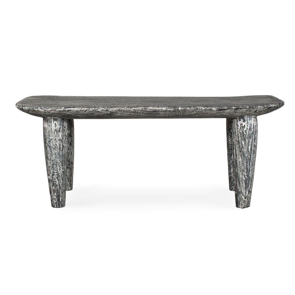 Uttermost Fade To Black Wood Bench