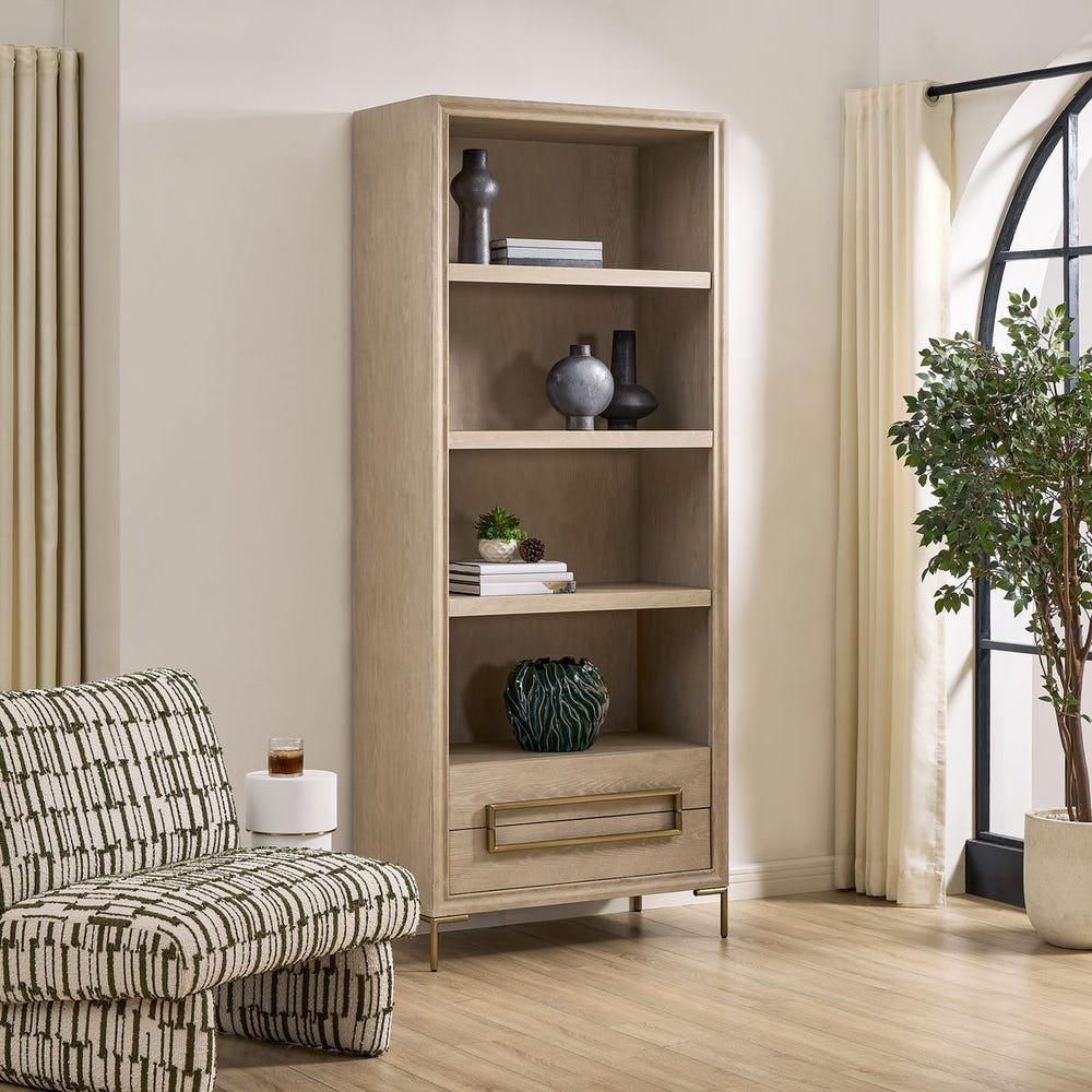 Uttermost Alessia Light Oak Etagere