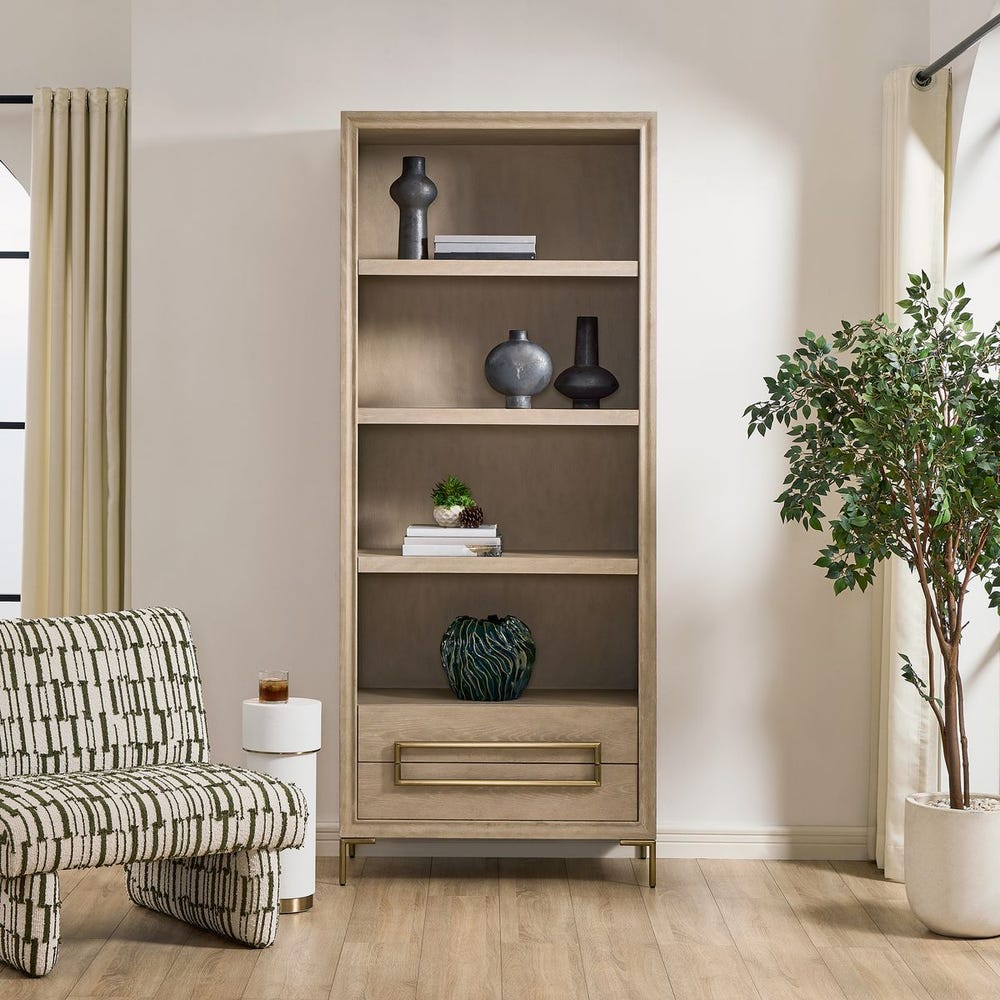 Uttermost Alessia Light Oak Etagere