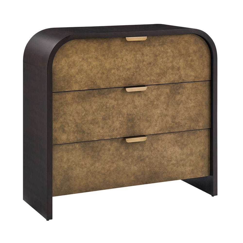 Uttermost Byrams 3 Drawer Oak Chest