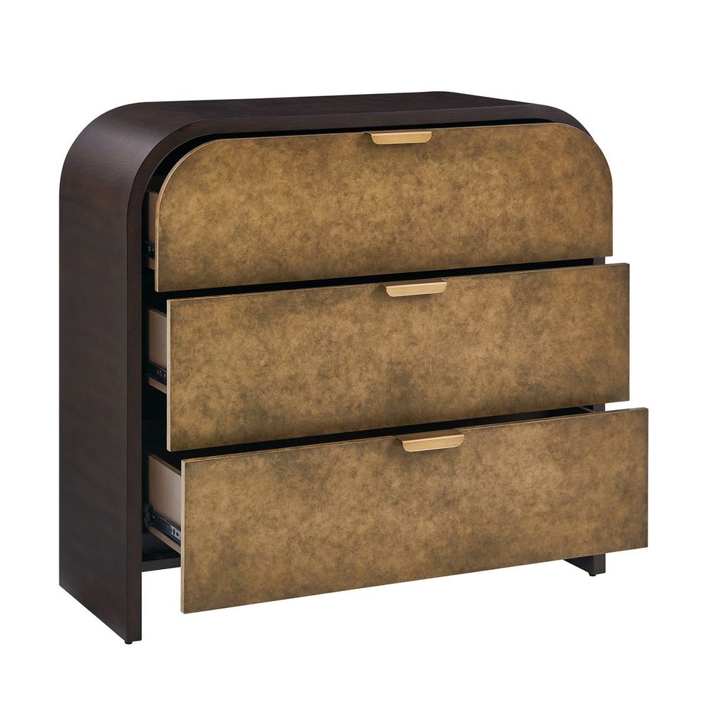Uttermost Byrams 3 Drawer Oak Chest