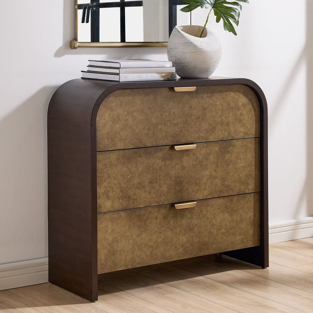 Uttermost Byrams 3 Drawer Oak Chest