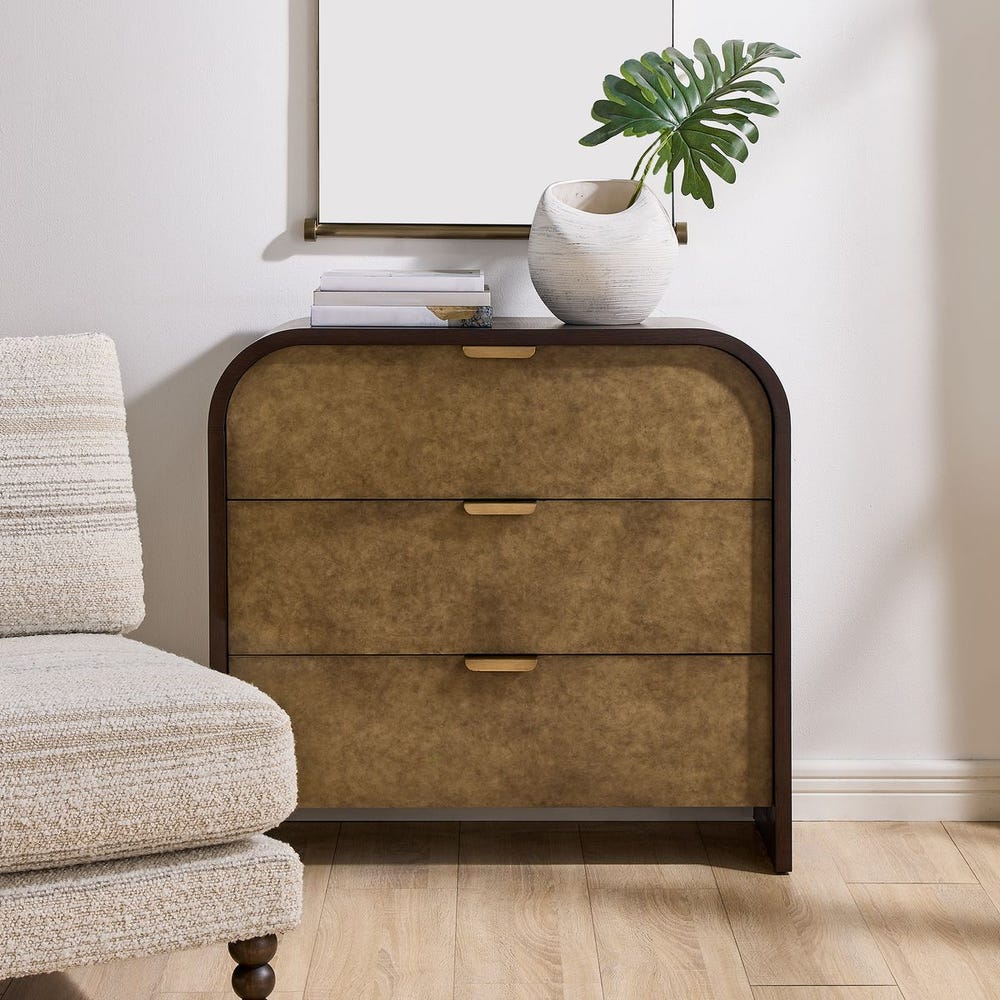 Uttermost Byrams 3 Drawer Oak Chest