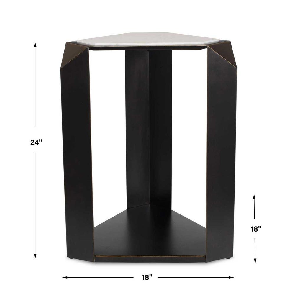 Uttermost Keenan Geometric Accent Table
