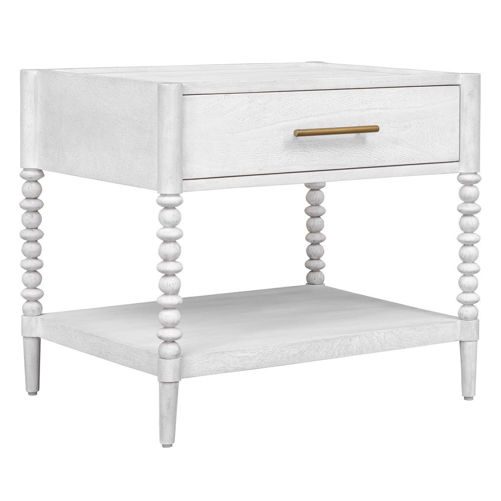 Uttermost Bales Off-White Side Table