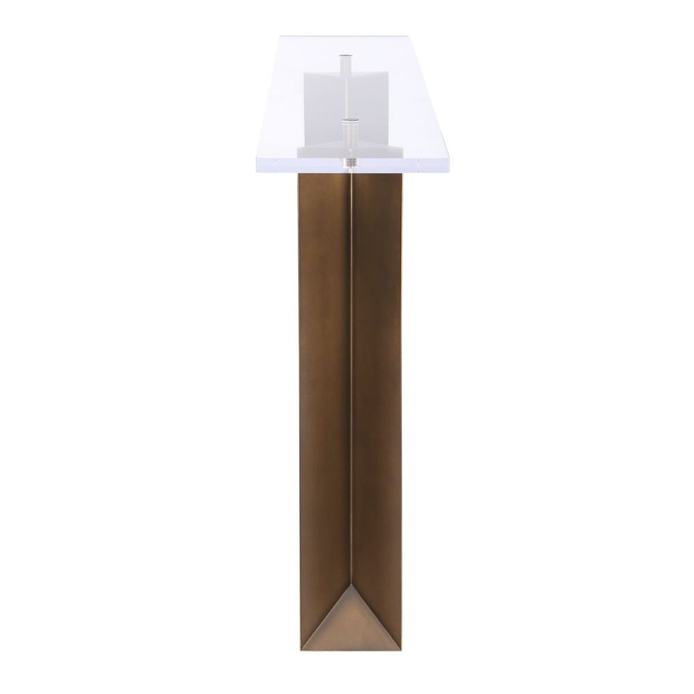 Uttermost McElroy Modern Bronze Console Table
