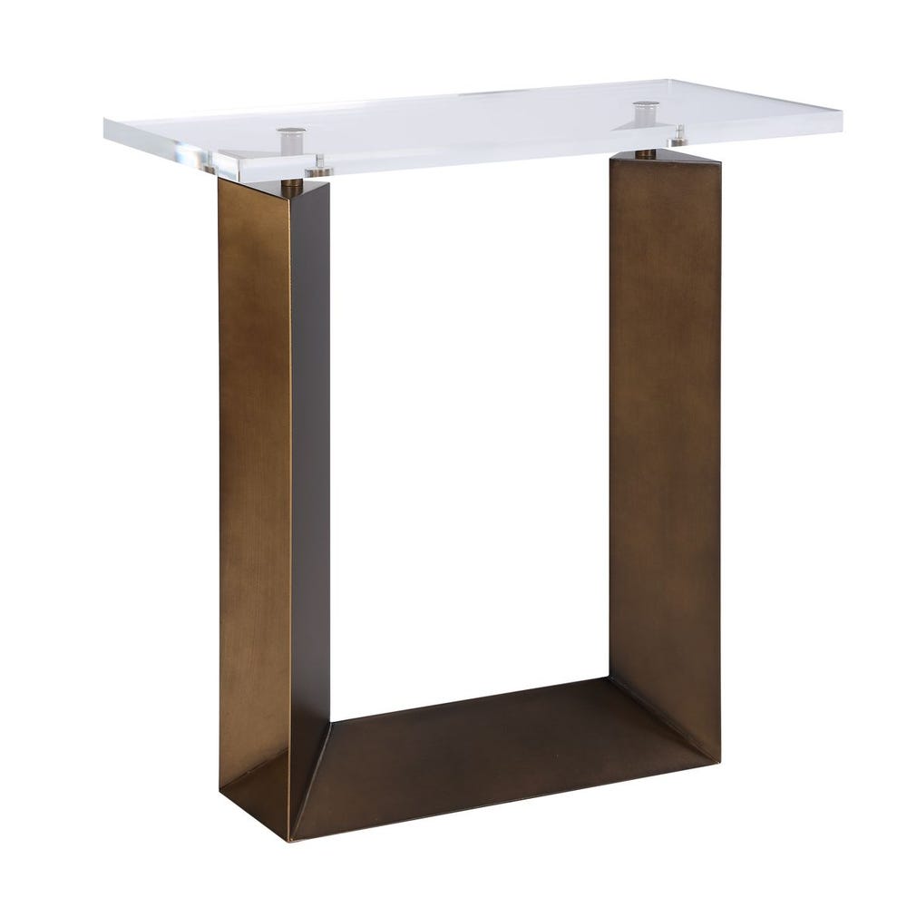 Uttermost McElroy Modern Bronze Side Table