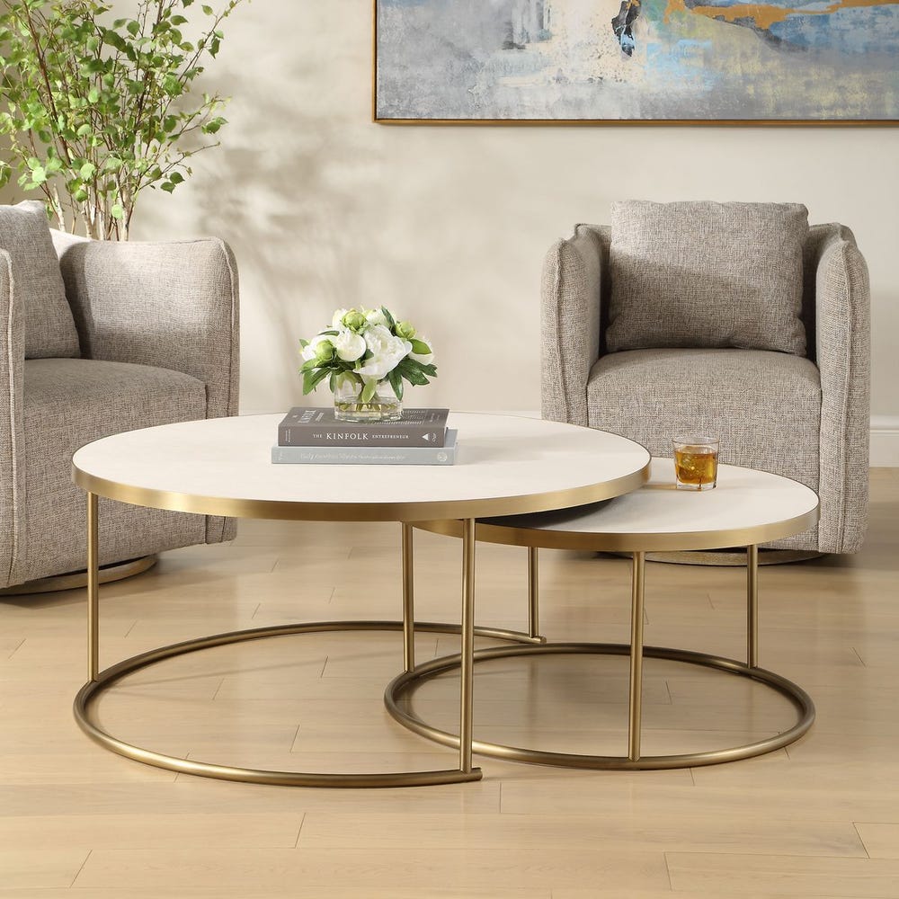 Uttermost Aragon Nesting Coffee Tables - Set of 2