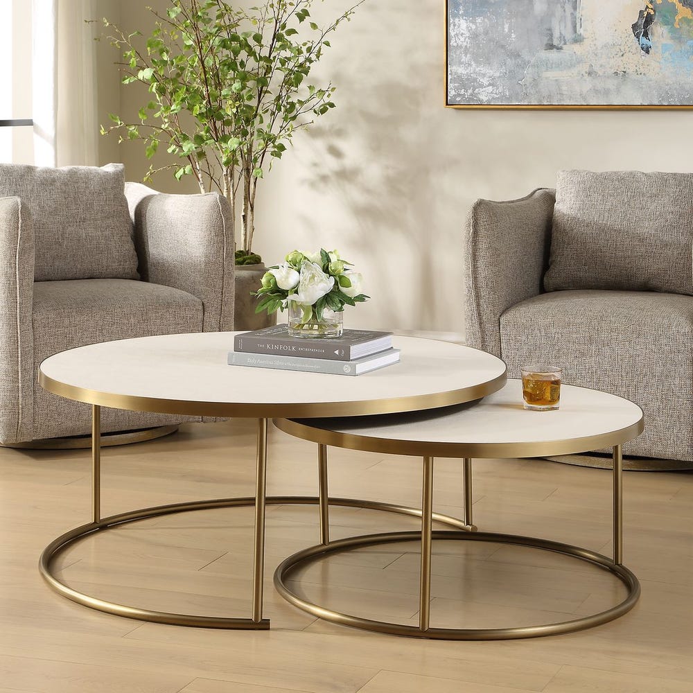 Uttermost Aragon Nesting Coffee Tables - Set of 2