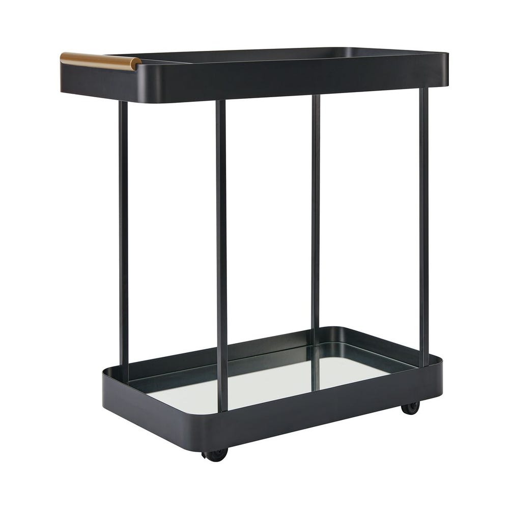 Uttermost Vesper Black Iron Bar Cart