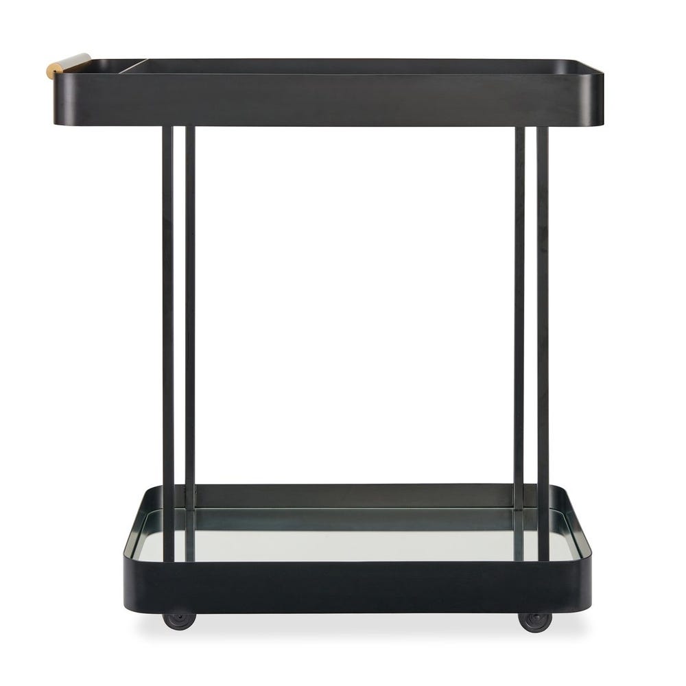 Uttermost Vesper Black Iron Bar Cart