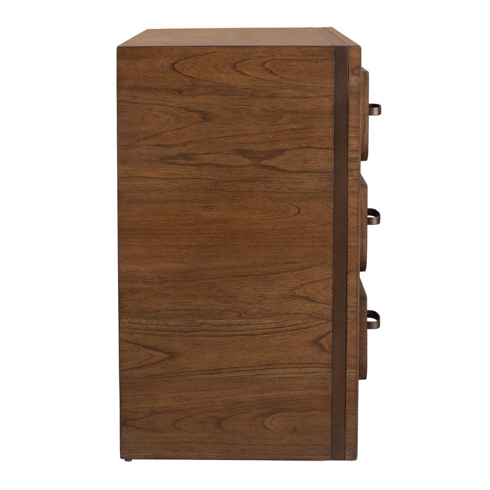 Uttermost McKagan 3 Drawer Mindi Wood Chest