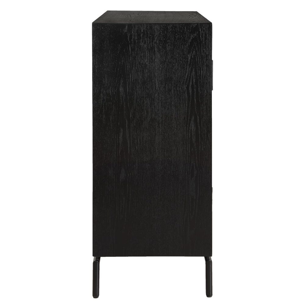 Uttermost Briseis Black 2 Door Cabinet