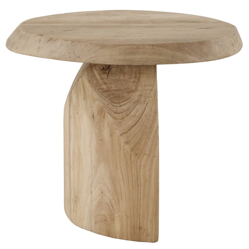 Uttermost Tiernan Reclaimed Oak Round Side Table