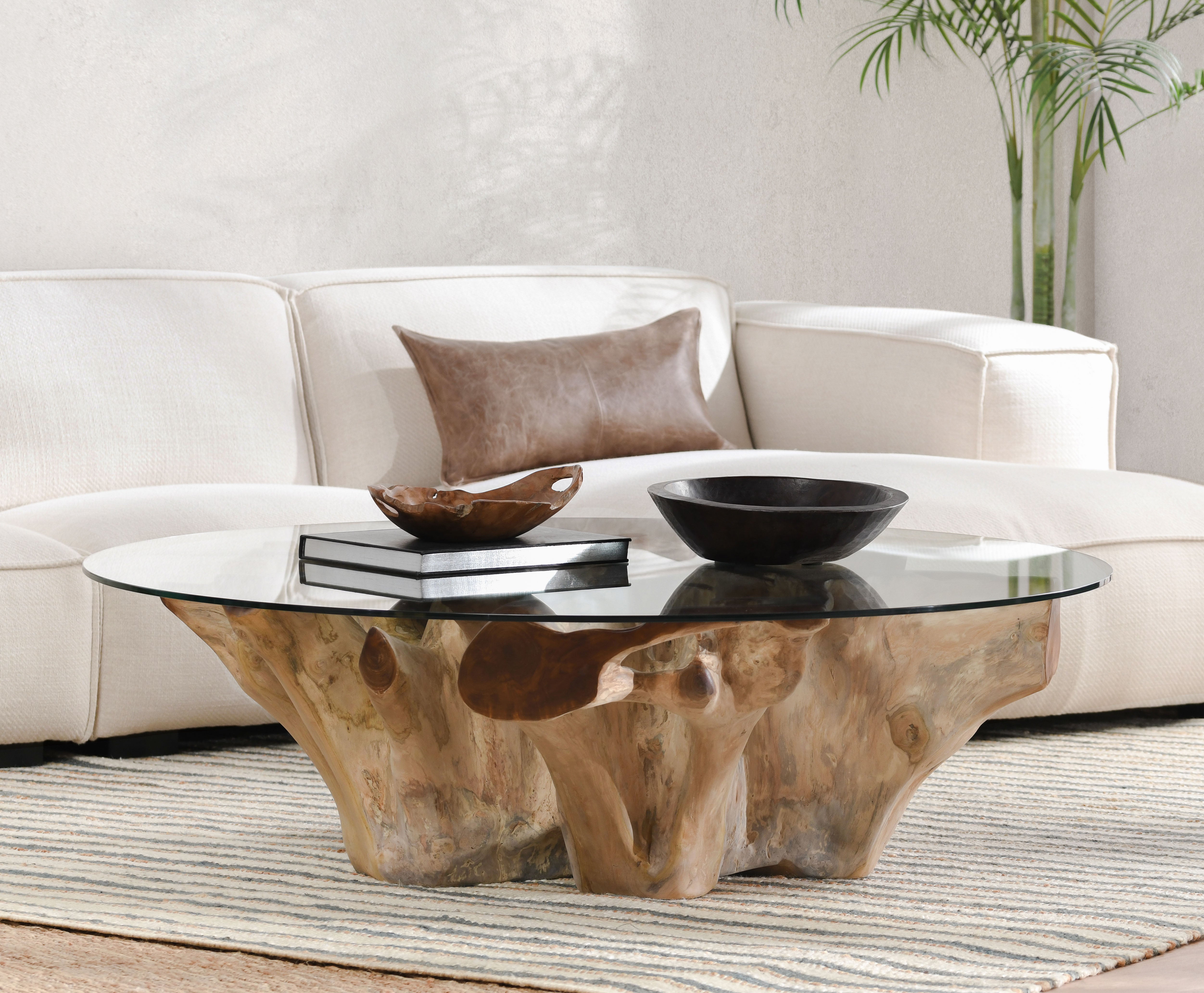 Classic Home Willow Coffee Table - Thumbnail 3