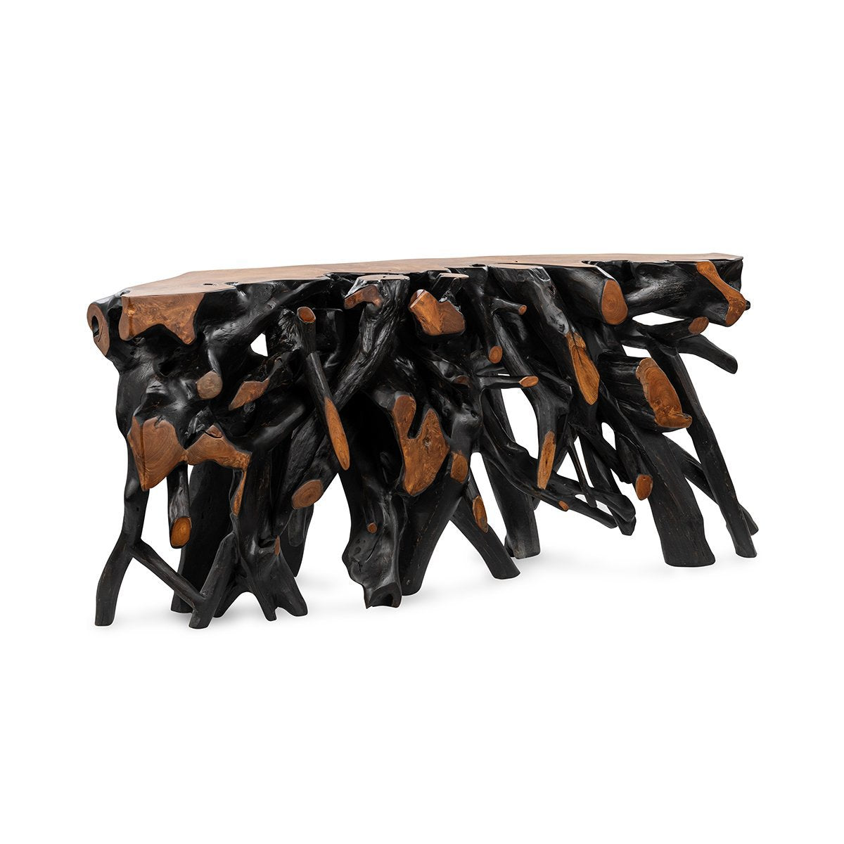 Cypress Root Console Table 70-71" Console Tables Classic Home Black with Brown , Black Friday Sale Classic Home Furniture Sale, Old Bones Co, Mid Century Furniture Sale, Four Hands Furniture, Black Friday Sale Cypress Root Console Table 70-71",Gus Sale, Perigold Cypress Root Console Table 70-71" Console Tables Black Friday Sale , Perigold Sale Cypress Root Console Table 70-71",Cypress Root Console Table 70-71" Lulu and Georgia, Burke Decor Sale Cypress Root Console Table 70-71", www.oldbonesco.com