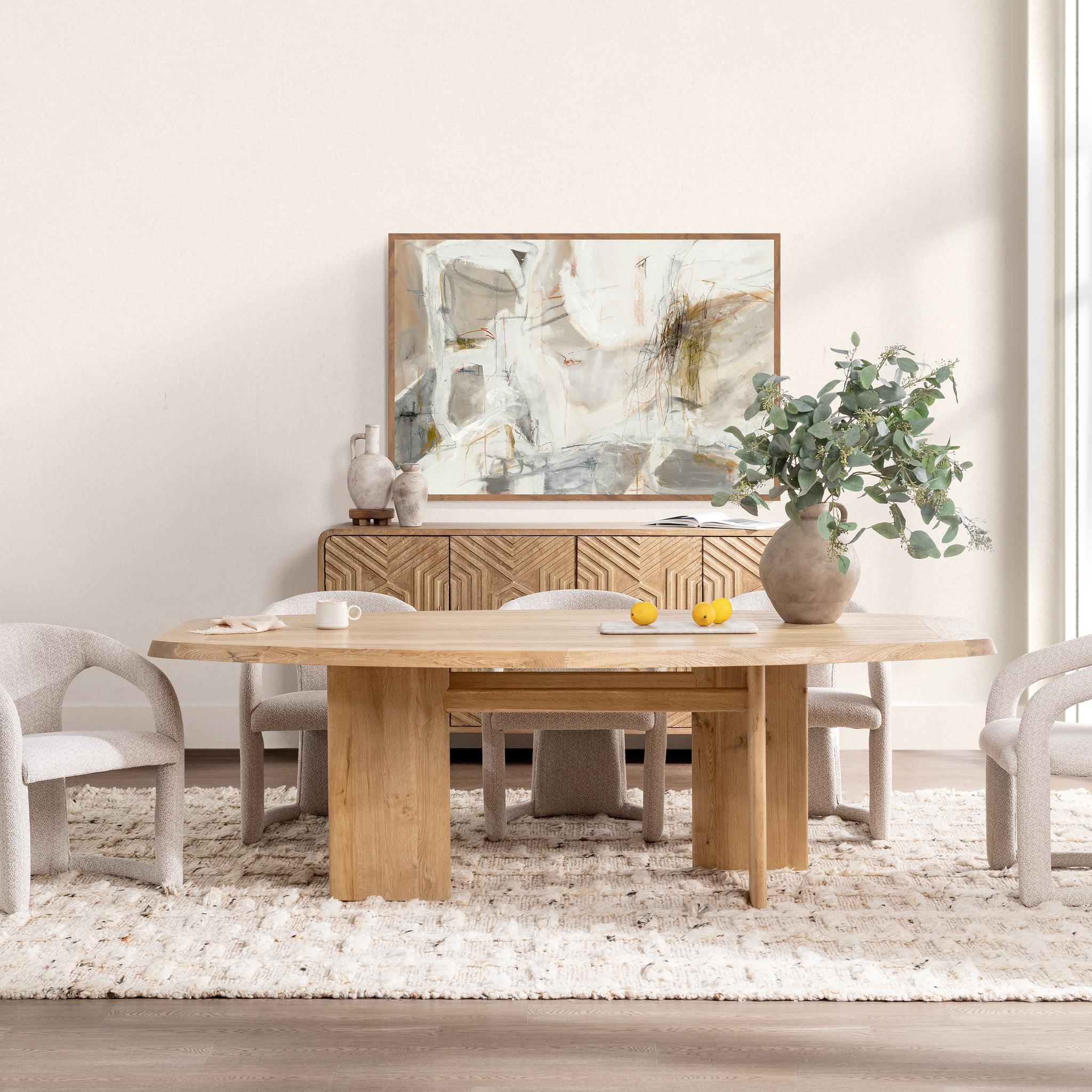 Sorento 94" Dining Table - Saltair Natural
