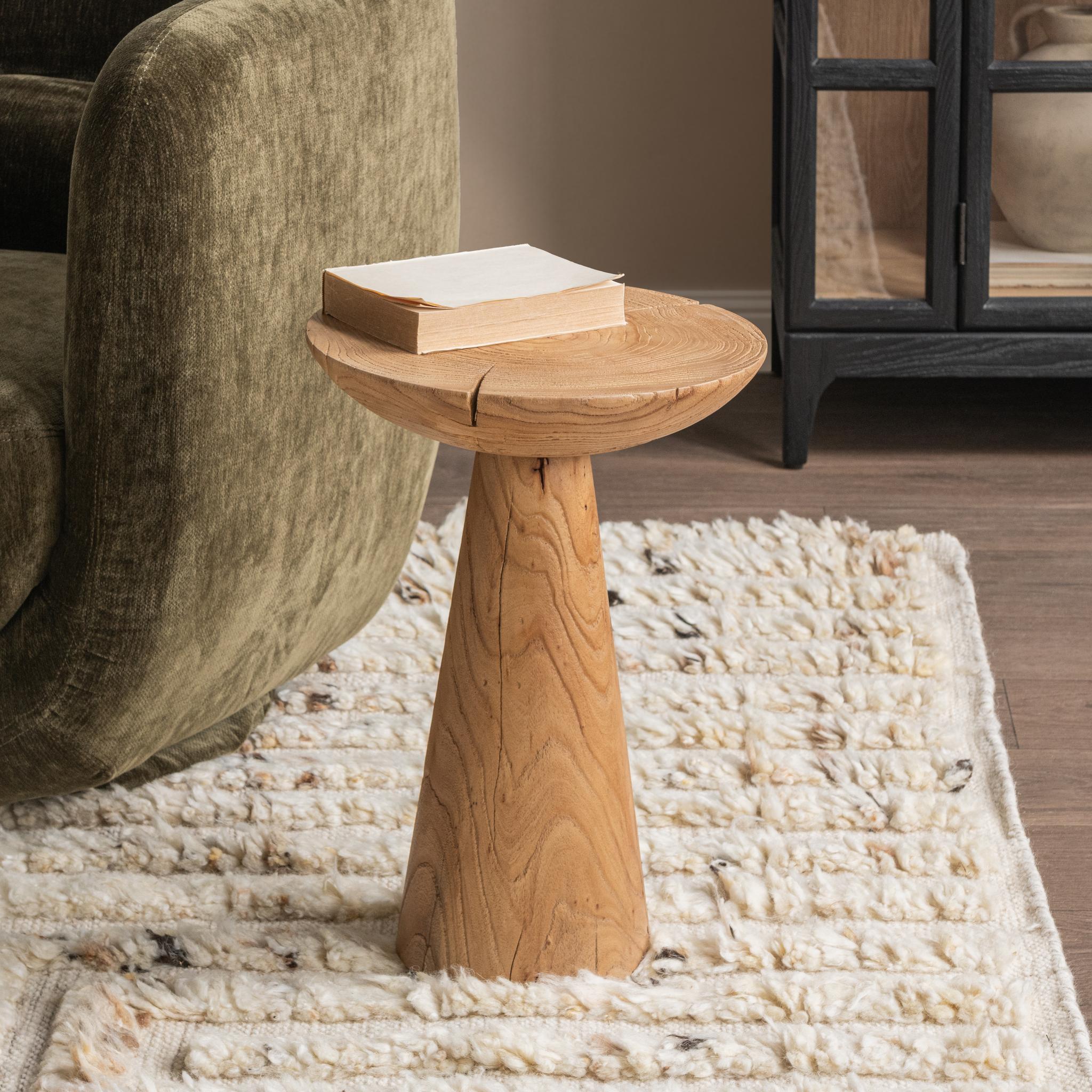 Alina Accent Table - Heartwood Natural