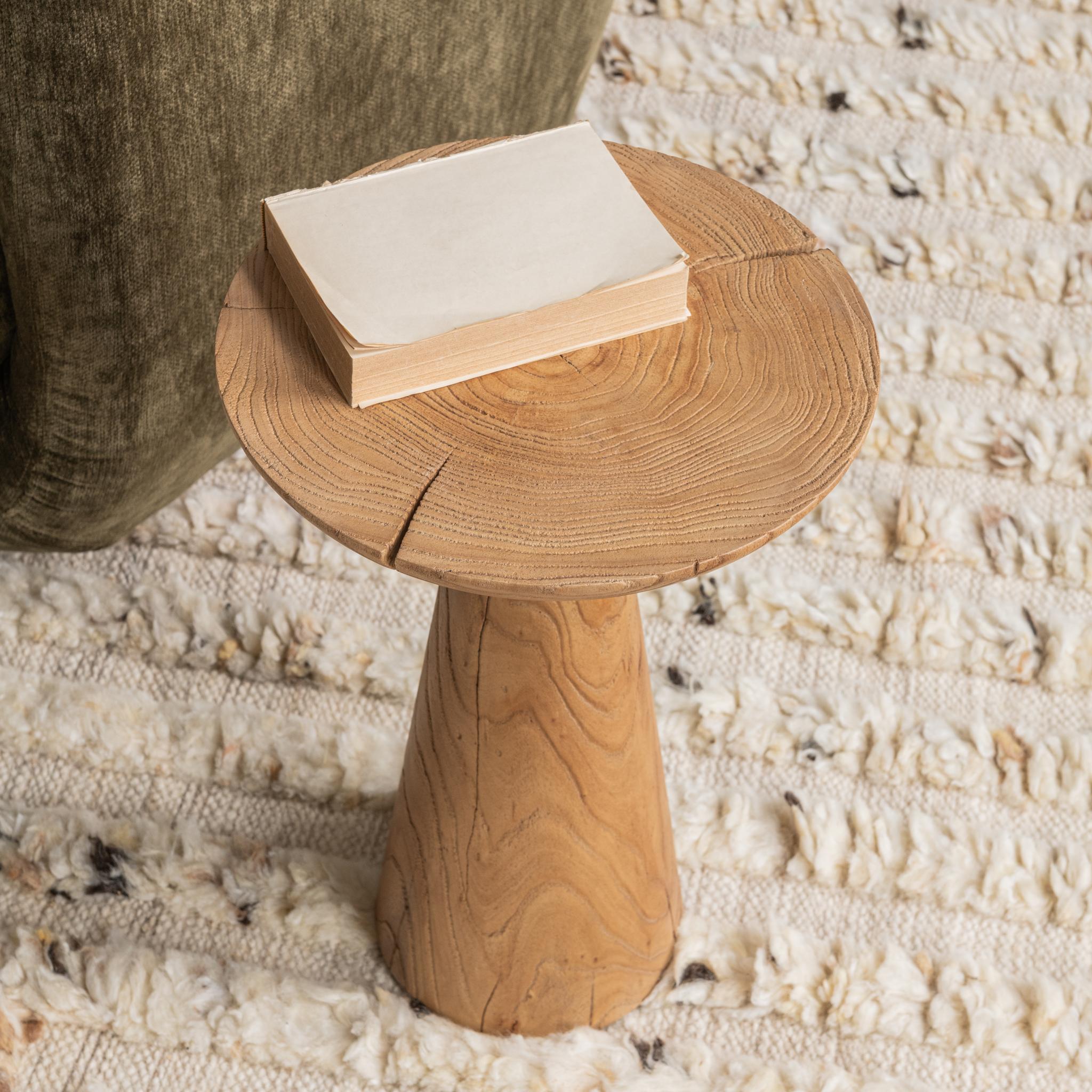 Alina Accent Table - Heartwood Natural