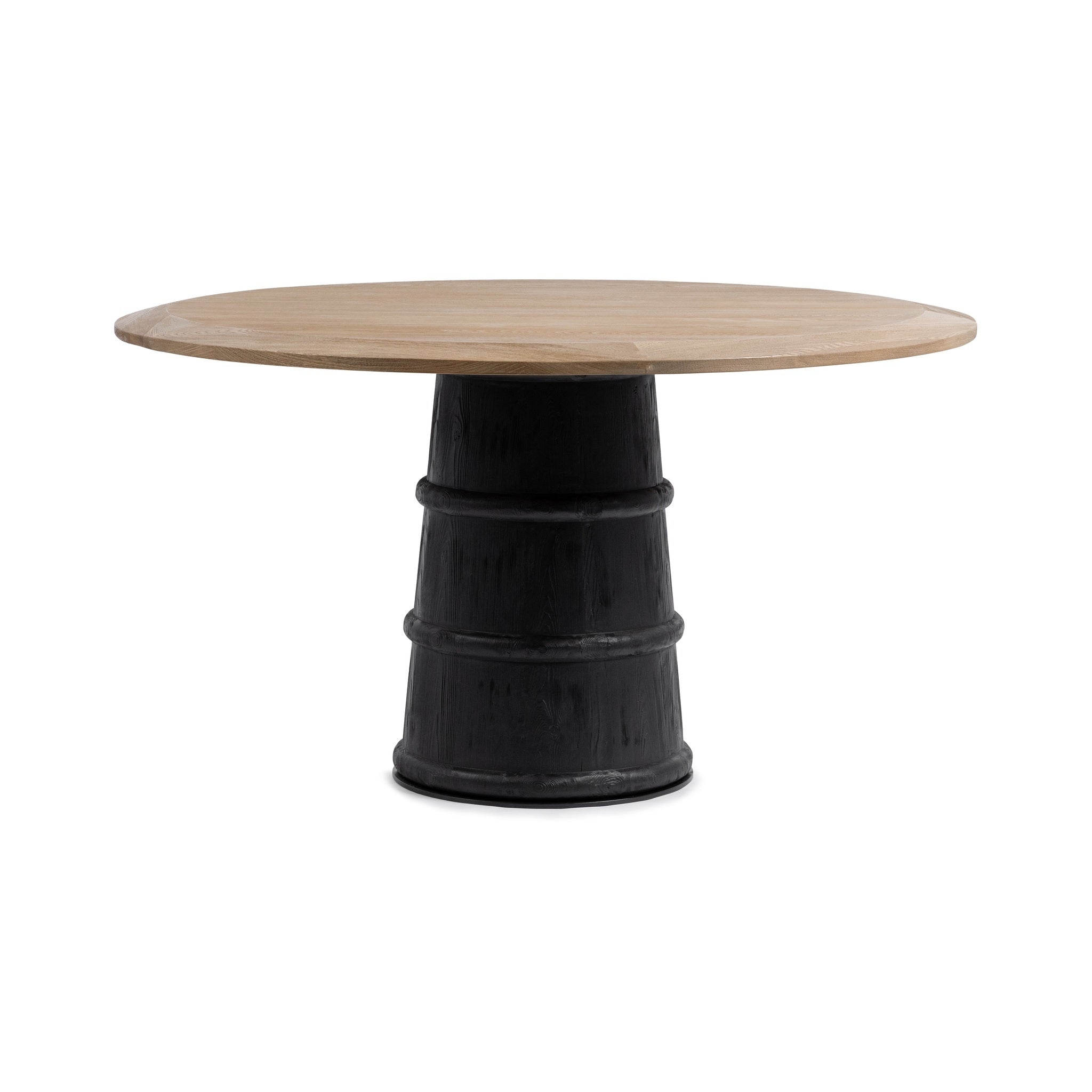 Lunen 55" Round Dining Table - Soft Reef Noir